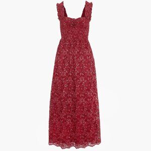 Hill House Home The Rosetta Nap Dress - Claret Lace Size XLClaret Lace / XL